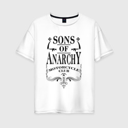 Сыны Анархии Whiskey – Женская футболка хлопок Oversize с принтом купить со скидкой в -16%