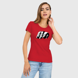 Женская футболка хлопок Slim Маркс, Энгельс, Ленин - фото 2