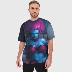 Мужская футболка oversize 3D Hair Evelynn - фото 2