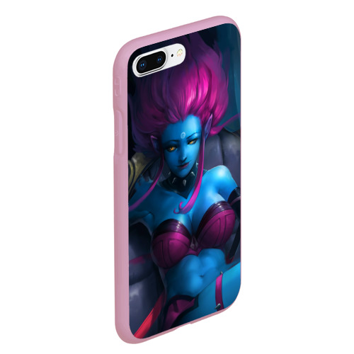 Чехол для iPhone 7Plus/8 Plus матовый Hair Evelynn, цвет розовый - фото 3
