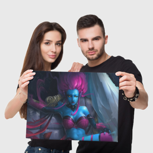 Холст прямоугольный Hair Evelynn, цвет 3D печать - фото 5