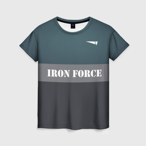 Женская футболка 3D Iron force