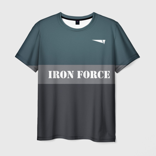 Мужская футболка 3D Iron force