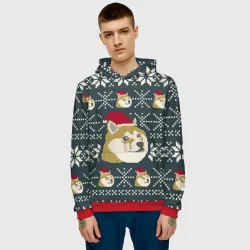 Doge новогодний