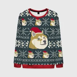 Doge новогодний