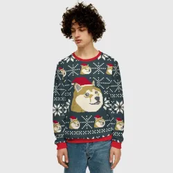 Doge новогодний