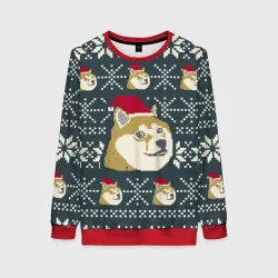 Doge новогодний