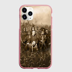 Чехол для iPhone 11 Pro Max матовый Slipknot