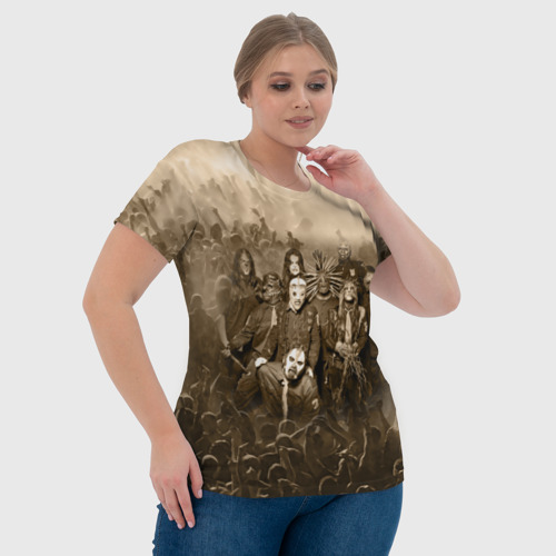 Женская футболка 3D Slipknot, цвет 3D печать - фото 6