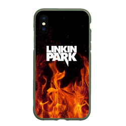 Чехол для iPhone XS Max матовый Linkin Park