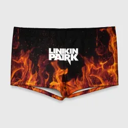 Мужские купальные плавки 3D Linkin Park