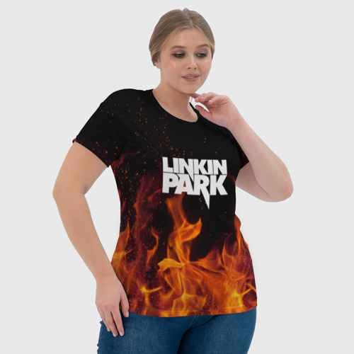 Женская футболка 3D с принтом Linkin park, фото #4