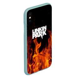 Чехол для iPhone XS Max матовый Linkin Park - фото 2