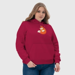 Женская толстовка хлопок Лисички