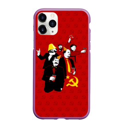 Чехол для iPhone 11 Pro Max матовый Communist Party