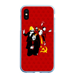 Чехол для iPhone XS Max матовый Communist Party