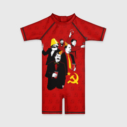 Детский купальный костюм 3D Communist Party