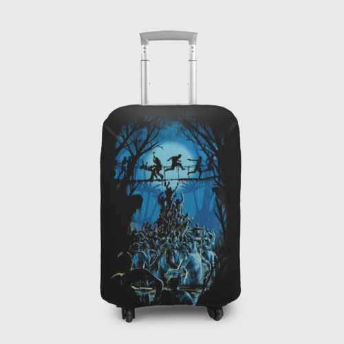 Чехол для чемодана 3D Zombie Island, цвет 3D печать