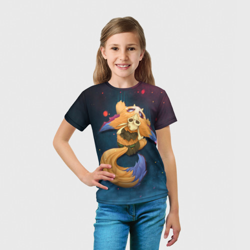 Детская футболка 3D Лис, цвет 3D печать - фото 5