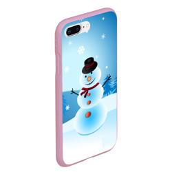 Чехол для iPhone 7Plus/8 Plus матовый Снеговик - фото 2
