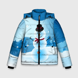 Зимняя куртка для мальчиков 3D Снеговик