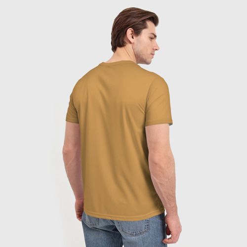 Мужская футболка 3D Лев, цвет 3D печать - фото 4