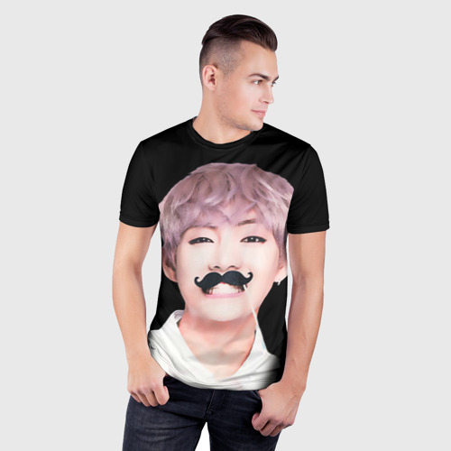 Мужская футболка 3D Slim Taehyung, цвет 3D печать - фото 3