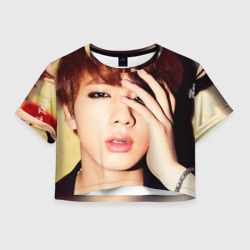 Женская футболка Crop-top 3D Kim Seok Jin