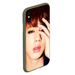 Чехол для iPhone XS Max матовый Kim Seok Jin - фото 2