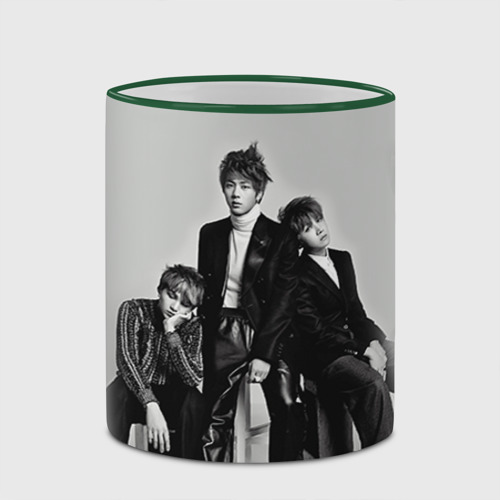 Кружка с полной запечаткой К-поп группа bts 3, цвет Кант зеленый - фото 4
