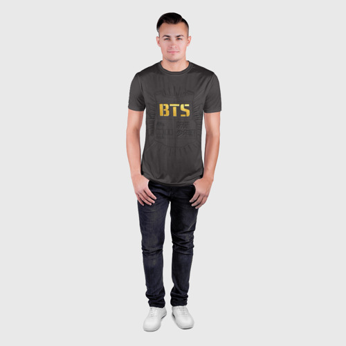 Мужская футболка 3D Slim К-поп группа bts 6, цвет 3D печать - фото 4