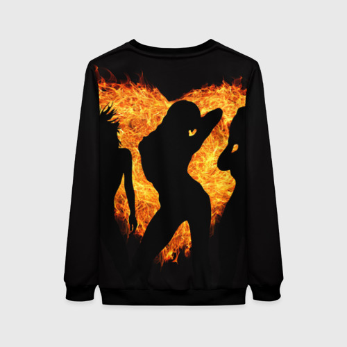 Женский свитшот 3D Гоу-гоу: танец огня, цвет 3D печать - фото 2