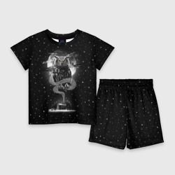 Детский костюм с шортами 3D Ночная сова