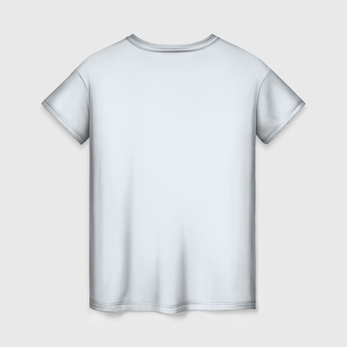 Женская футболка 3D с принтом Хомяк с сумкой, вид сзади #1