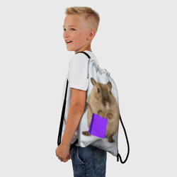 Рюкзак-мешок 3D Хомяк с сумкой - фото 2