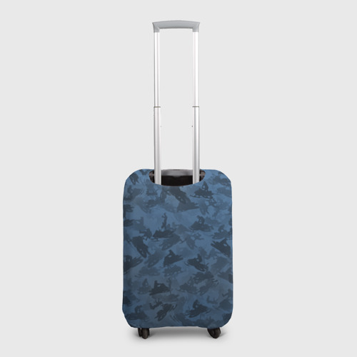Чехол для чемодана 3D Камуфляж со снегоходами, цвет 3D печать - фото 2