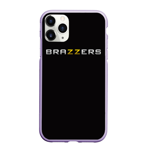 Чехол для iPhone 11 Pro матовый Brazzers, цвет светло-сиреневый