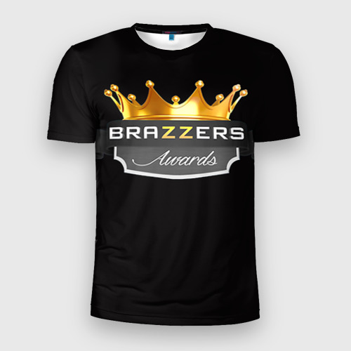 Мужская Спортивная футболка Brazzers awards (3D)