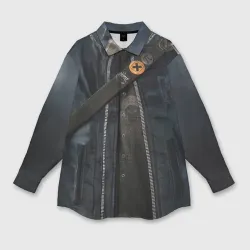 Женская рубашка oversize 3D Watch Dogs 2 образ для косплея хакера