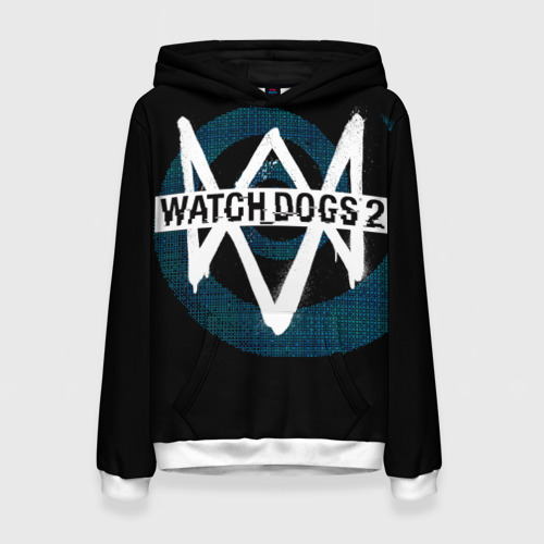 Женская толстовка 3D Watch Dogs 2, цвет 3D печать