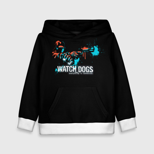 Детская толстовка 3D Watch Dogs 2, цвет белый
