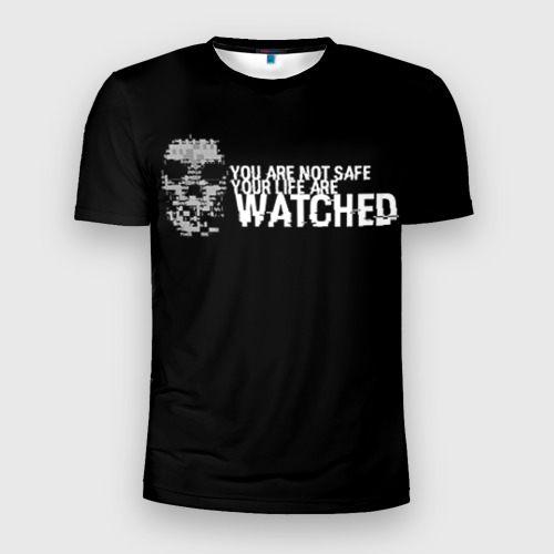 Мужская футболка 3D Slim Watch Dogs 2, цвет 3D печать