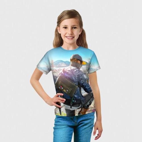 Детская футболка 3D Watch Dogs 2 - фото 5