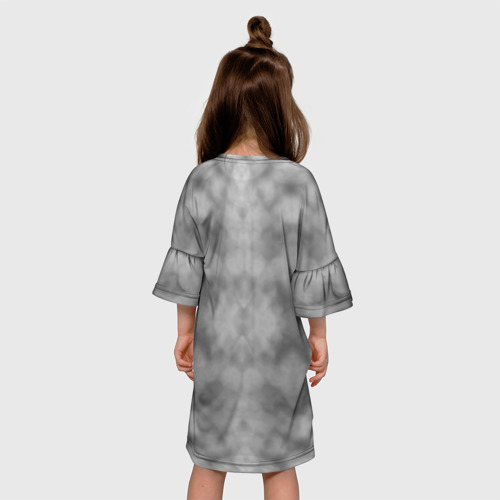 Детское платье 3D Филин, цвет 3D печать - фото 5