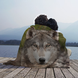 Плед 3D Волк таежный - фото 2