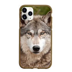 Чехол для iPhone 11 Pro Max матовый Волк