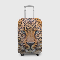 Чехол для чемодана 3D Леопард суровый