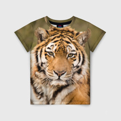 Детская футболка 3D Тигр бывалый