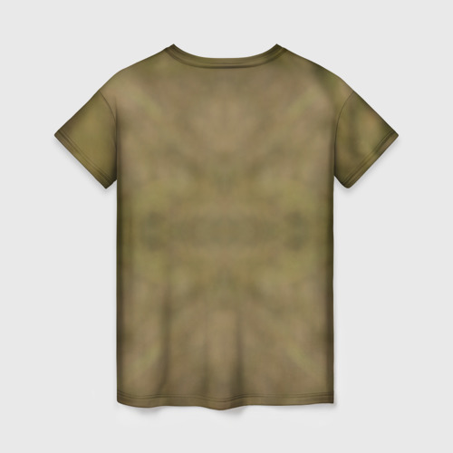 Женская футболка 3D Тигр бывалый, цвет 3D печать - фото 2