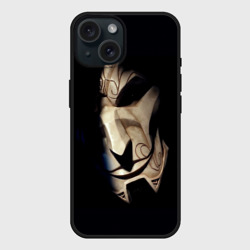 Чехол силиконовый для Apple iPhone 15 матовый Маска